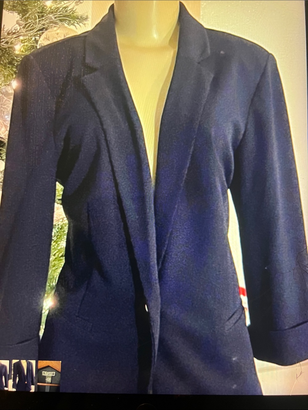 Classic Women's Navy Blazer Jacket